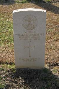 Ismailia War Memorial Cemetery - Sparshott, William